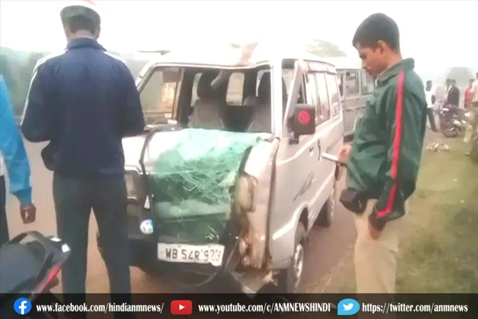 सड़क दुर्घटना में दो घायल