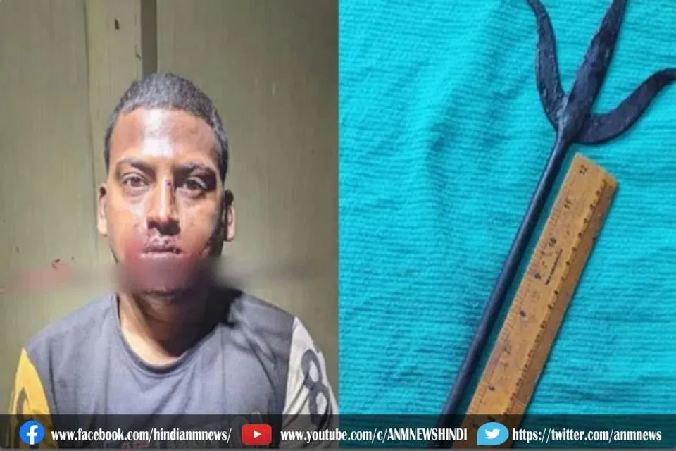 युवक के गले में त्रिशूल देख डर गए डॉक्टर