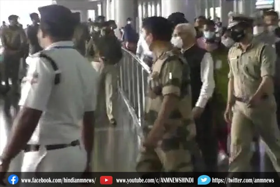 कोलकाता पहुंचे केंद्रीय गृह सचिव
