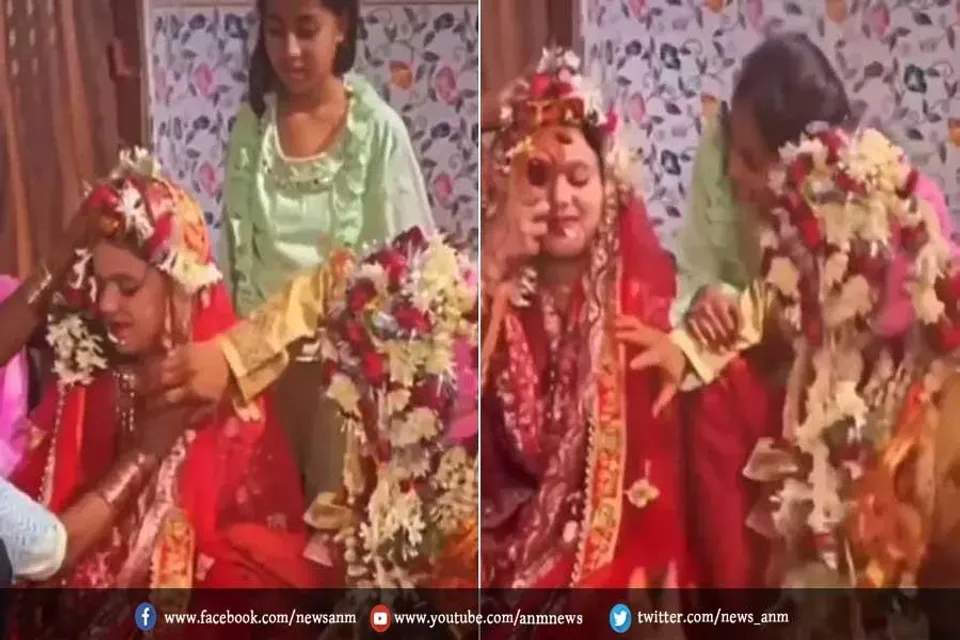 VIDEO: दुल्हन को देखते ही होश खो बैठा दूल्हा