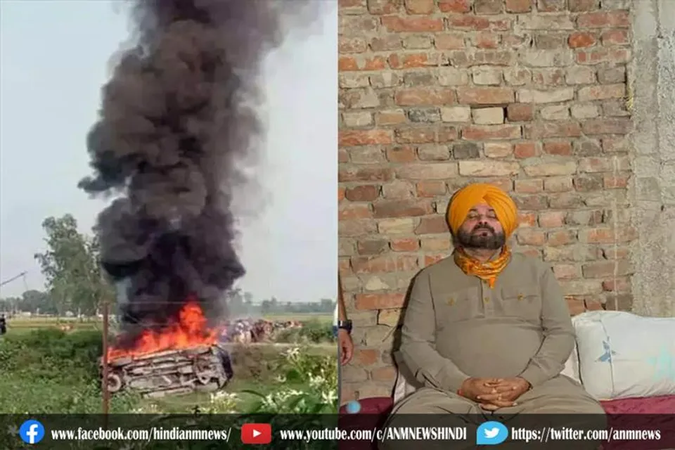 लखीमपुर खीरी: इंटरनेट बंद, धरने पर सिद्धू