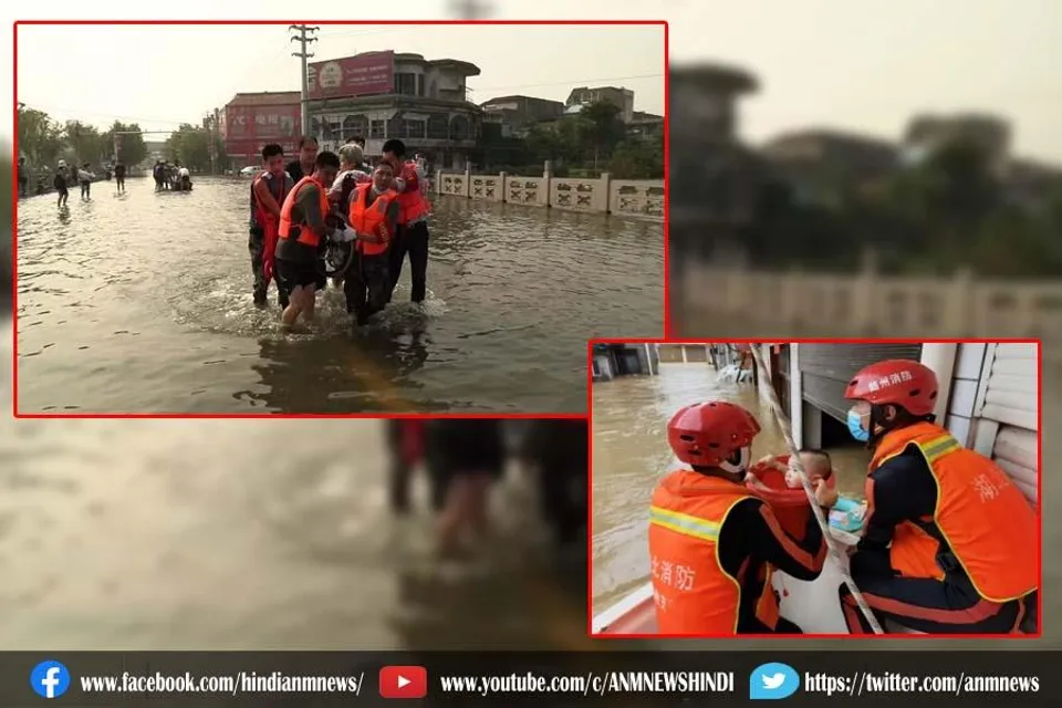 चीन में भारी बारिश से 21 की मौत, 4 लापता