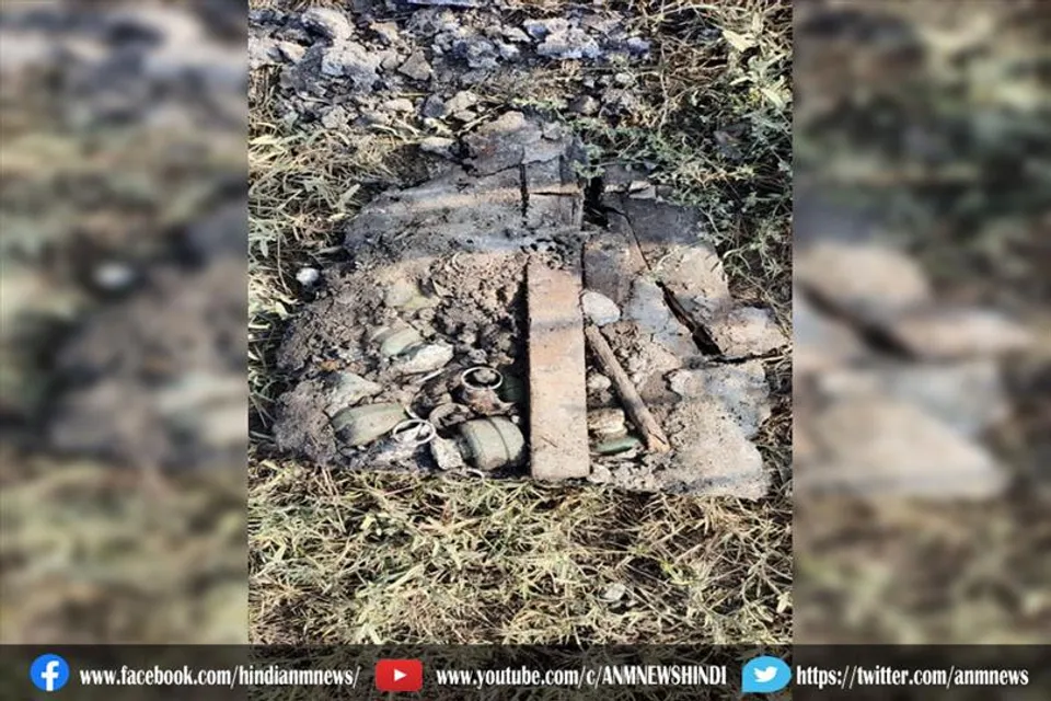 सीआरपीएफ ने बरामद किए 4 चीनी ग्रेनेड