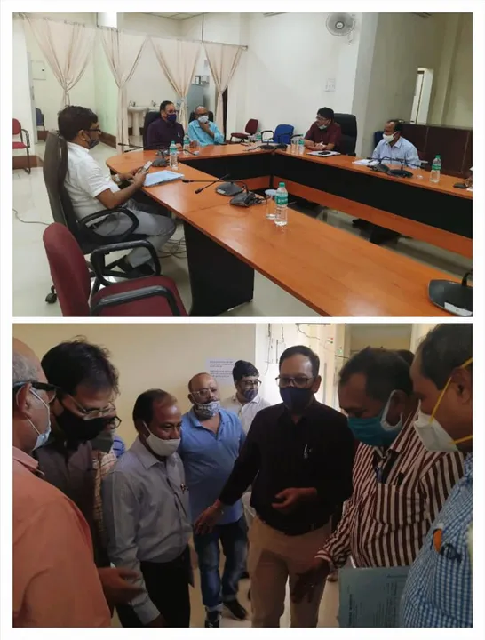 चिरेका सहायक इकाई डानकुनी का राजभाषा विषयक निरीक्षण
