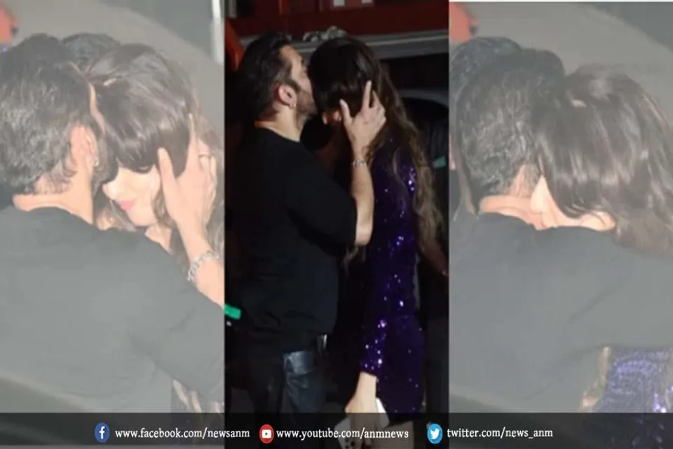 मीडिया के सामने सलमान खान ने किसे किया किस
