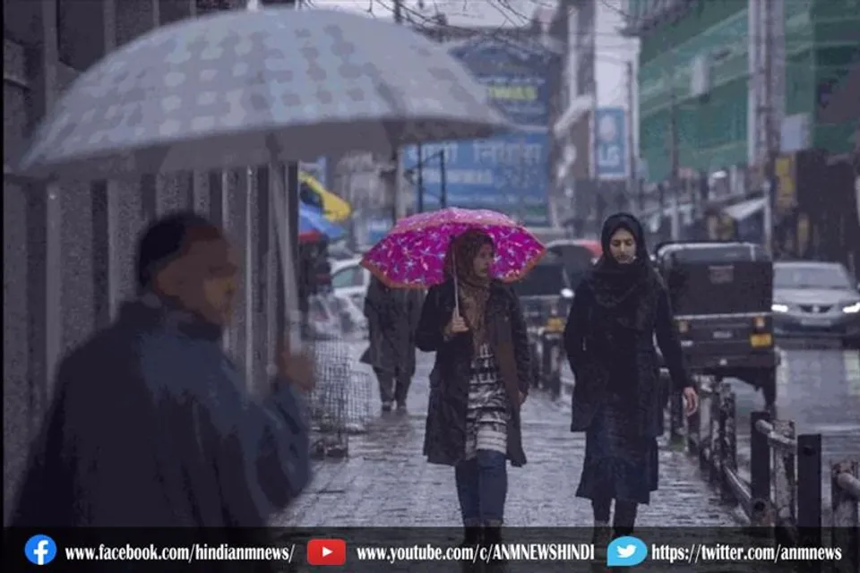 जम्मू-कश्मीर में आज भारी बारिश और बर्फबारी की चेतावनी