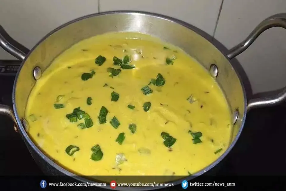 लहसुन कढ़ी को बनाने की रेसिपी