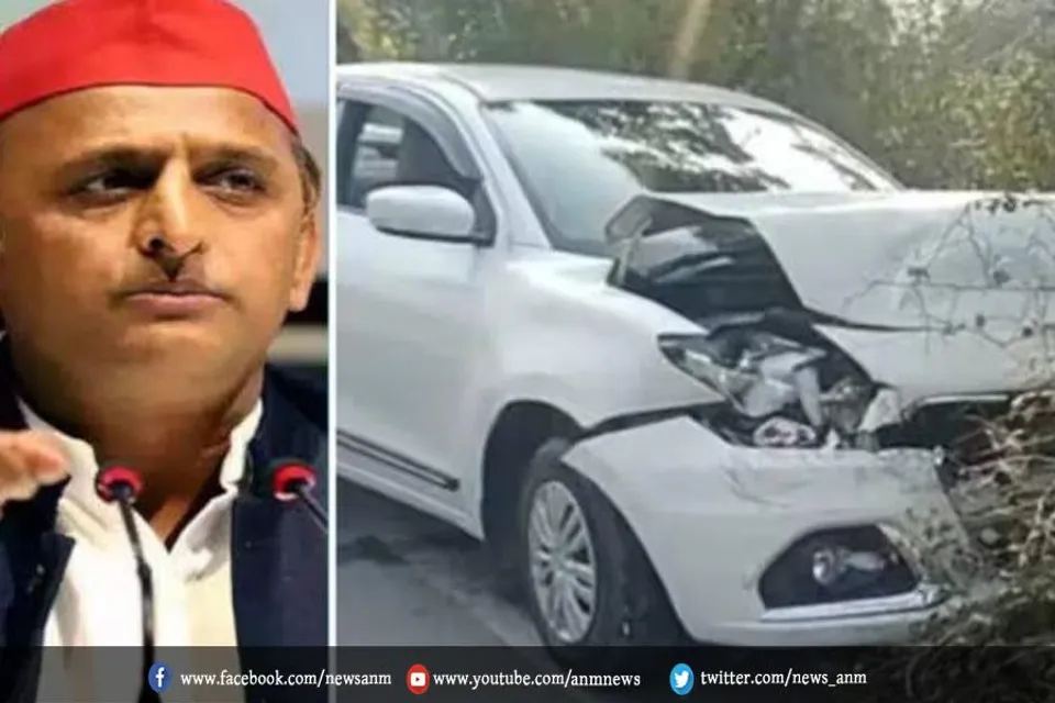अखिलेश यादव के काफिले के साथ हादसा