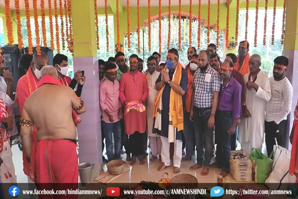 पद्मावती मंदिर में महायज्ञ का आयोजन किया गया