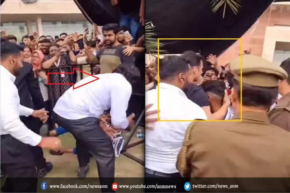 दीवानगी देख एक्टर ने लगाया गले, देखें वीडियो