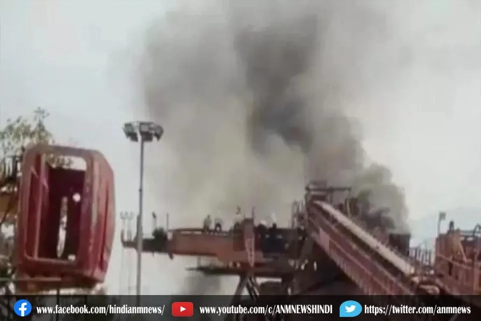 प्लांट में आग लगने से करोड़ों का नुकसान