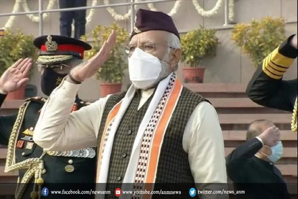 73वें गणतंत्र दिवस पर पीएम मोदी का खास अंदाज