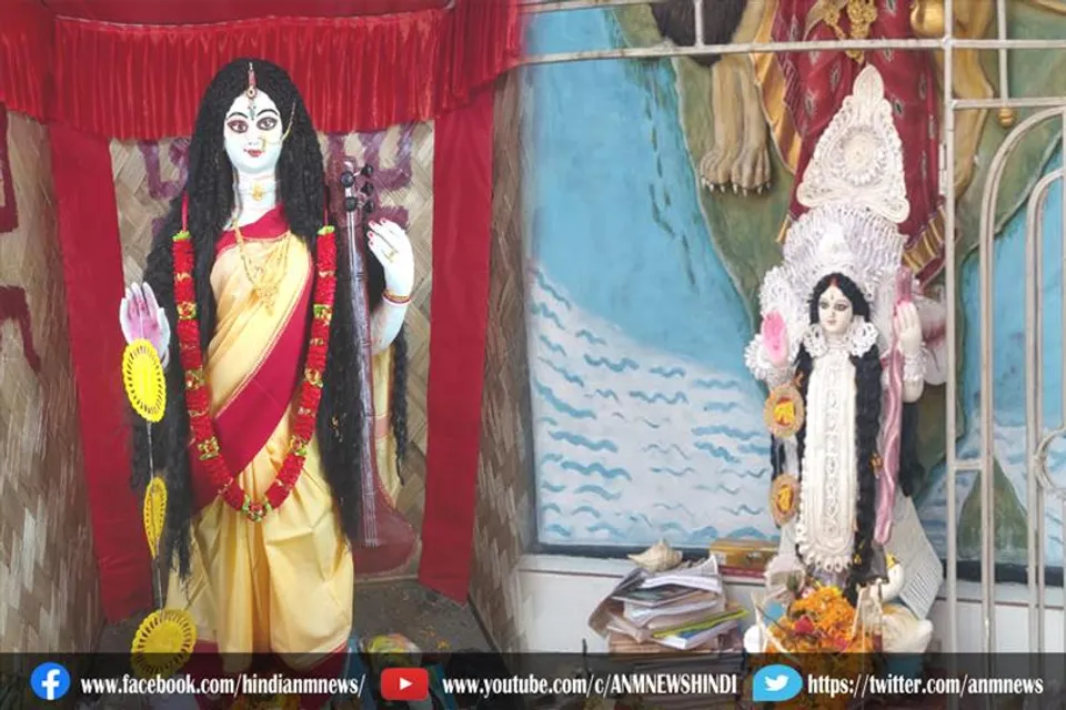 कुल्टी में धूमधाम व उल्लास के साथ मनाई गई सरस्वती पूजा