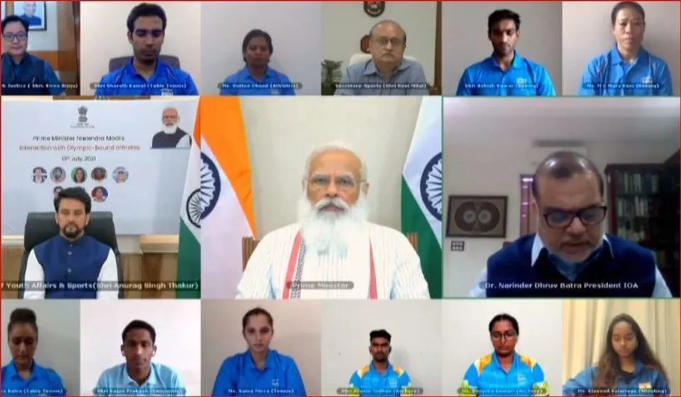 टोक्यो ओलंपिक से पहले प्रधानमंत्री ने की भारतीय एथलीटों की तारीफ