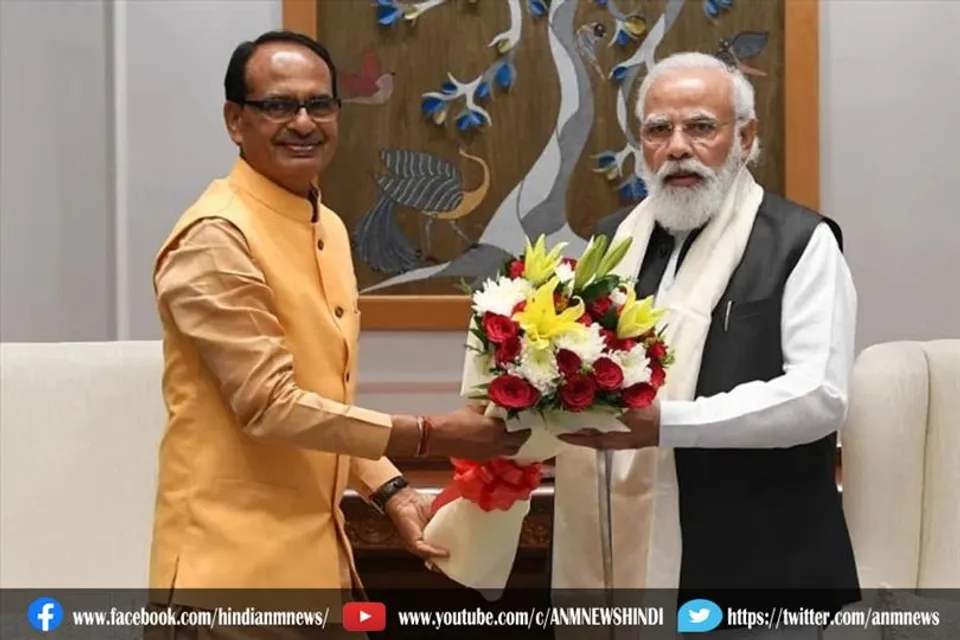 मुख्यमंत्री शिवराज सिंह ने की प्रधानमंत्री से मुलाकात