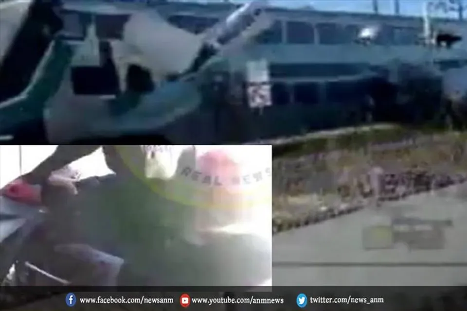 विमान से ट्रेन की हुई भिड़ंत, इस तरह बची पायलट की जान