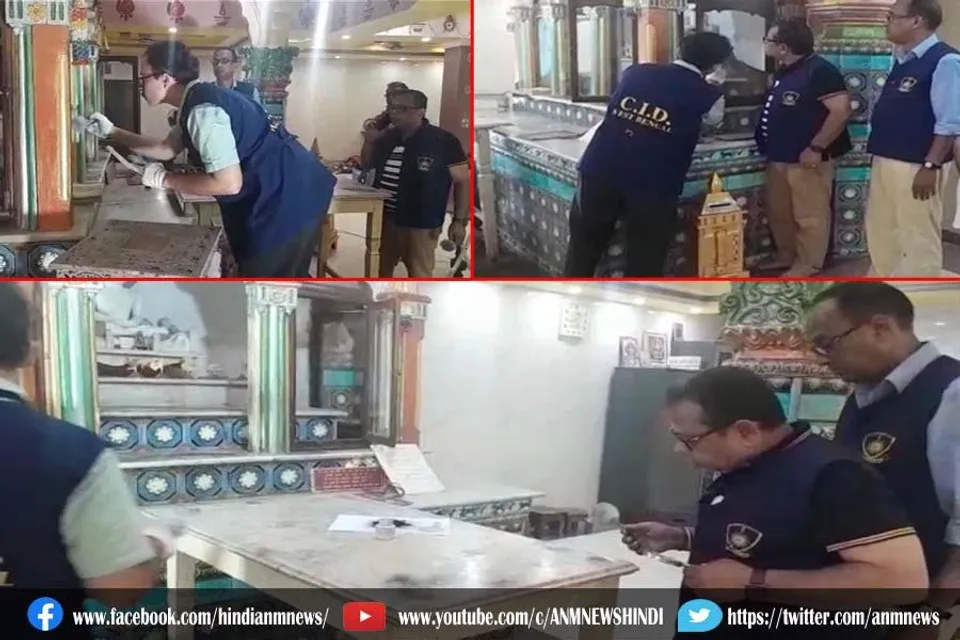 150 साल पुरानी मूर्ति चोरी की जाँच के लिये सीआईडी फोरेंसिक टीम पहुँची महाबीर मंदिर
