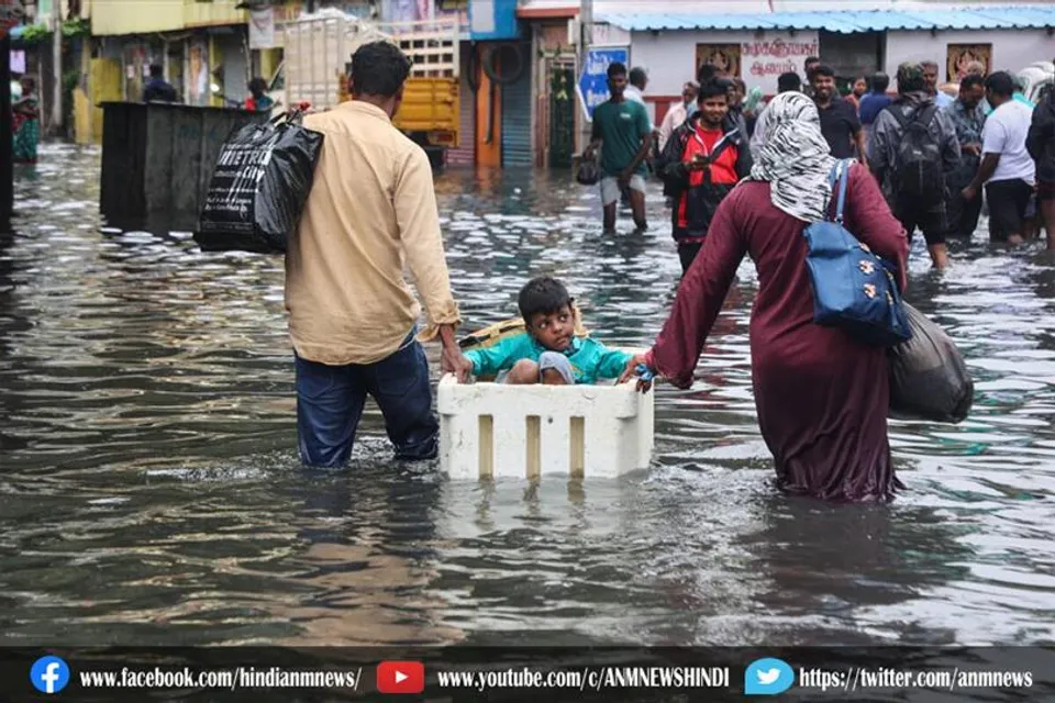 तमिलनाडु में भारी बारिश के कारण इतने लोगो की गई जान