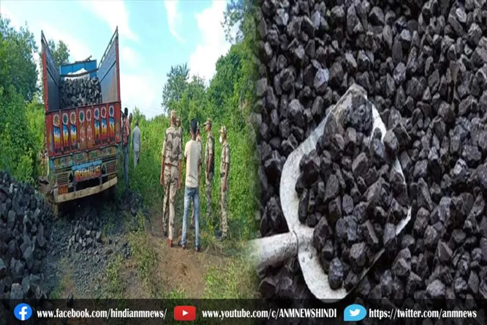 ग्रामीण ने पकड़वाया दो ट्रक कोयला