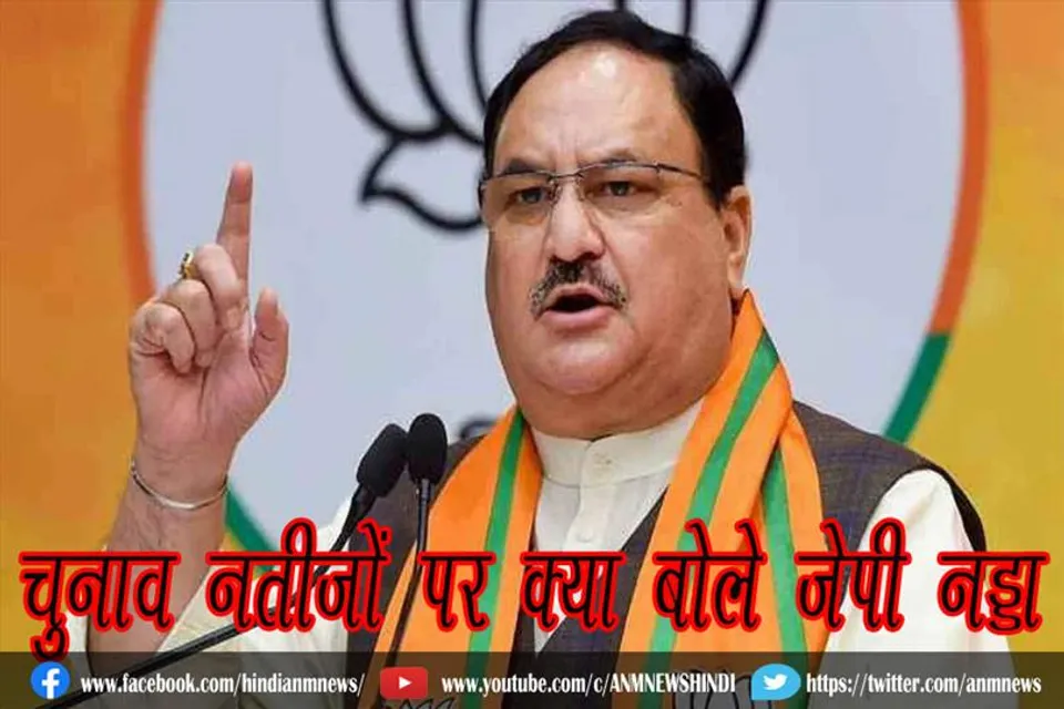 चुनाव नतीजों पर क्या बोले जेपी नड्डा