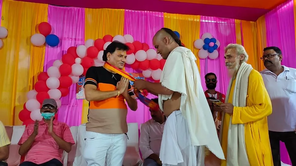 श्री राधा कृष्ण मंदिर उदघाटन के साथ प्राण प्रतिष्ठा, विधायक रहे मौजूद