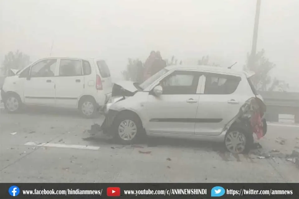 पेरीफेरल एक्सप्रेसवे पर धुंध बनी जानलेवा
