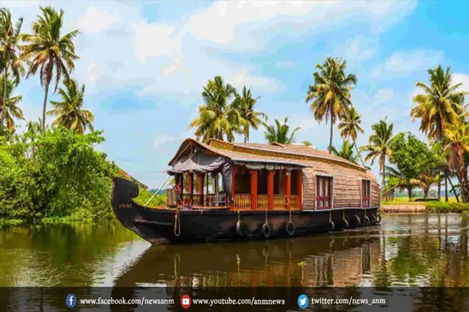 मानसून का मौसम में केरल के सुंदरता