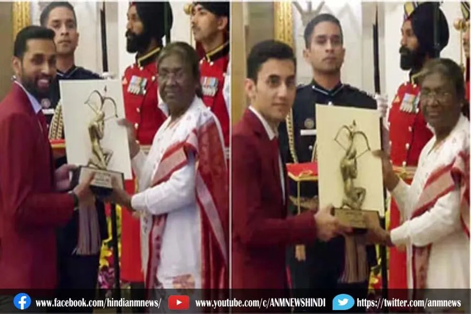 राष्ट्रपति ने 30 खिलाड़ियों को किया सम्मानित