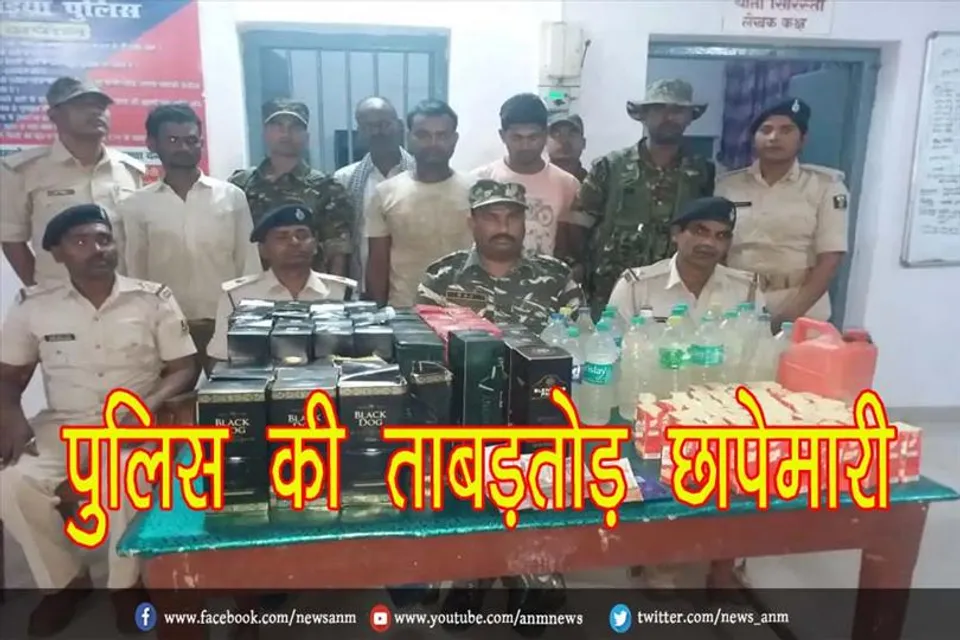 पुलिस की ताबड़तोड़ छापेमारी