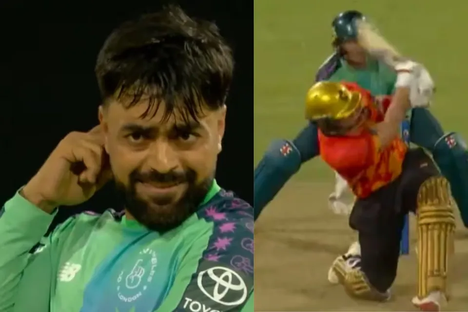 Watch: Rashid Khan earns unwanted record of most expensive spell in The Hundred