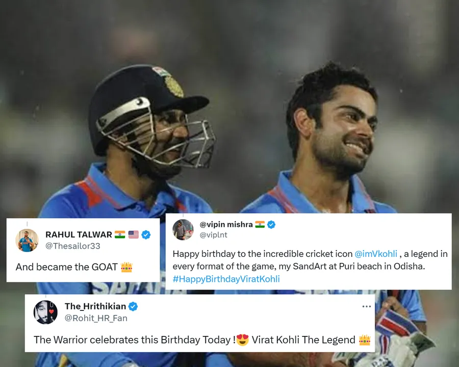 Virat Kohli and Virender Sehwag (File Photo, Twitter)