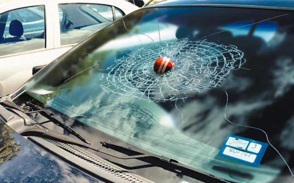 Shattered Car
