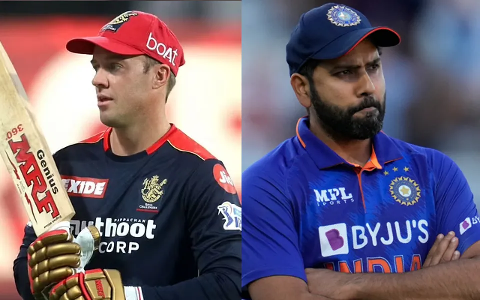 AB de Villiers and Rohit Sharma