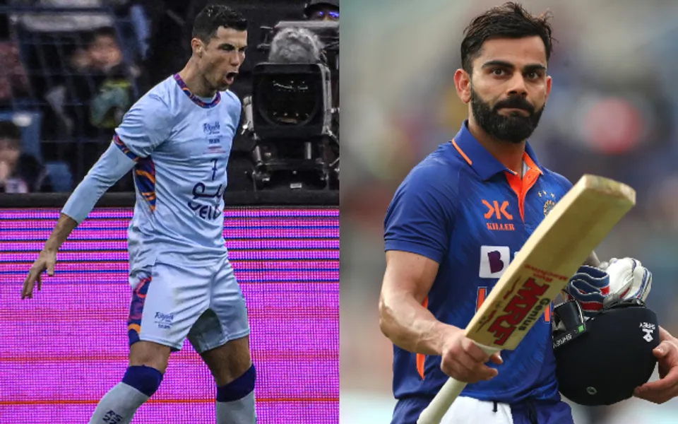 Cristiano Ronaldo and Virat Kohli