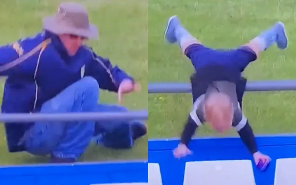 An unwanted incident during West Indies vs Scotland
