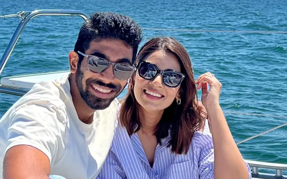 Jasprit Bumrah, Sanjana Ganesan