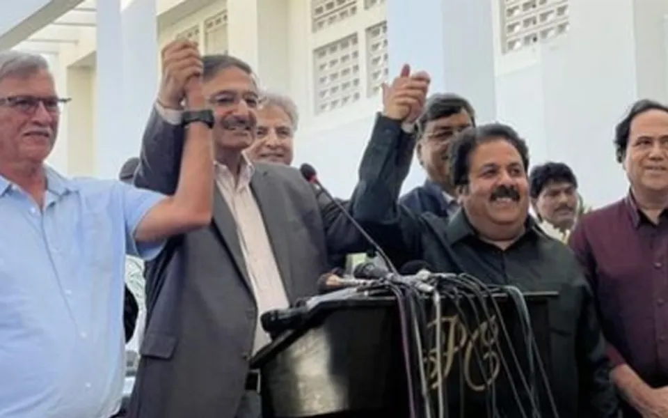 Roger Binny and Rajiv Shukla