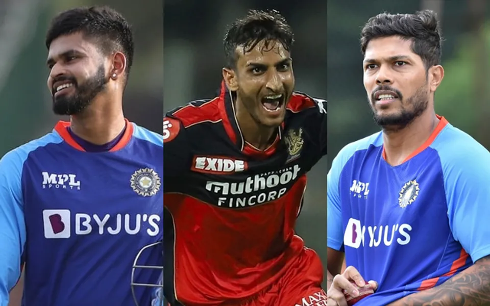Umesh Yadav, Shahbaz Ahmed, Shreyas Iyer