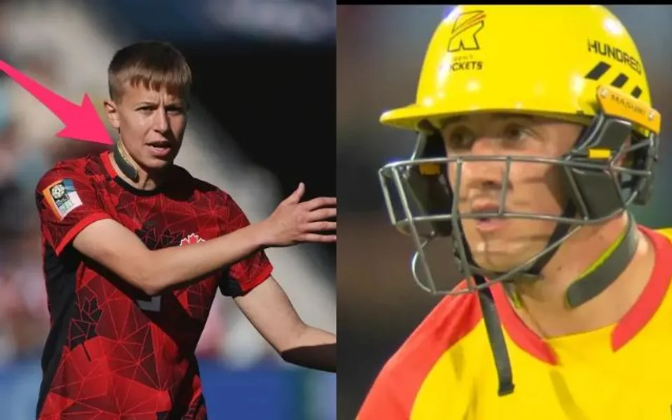 Tom Kohler-Cadmore with the Q-Collar