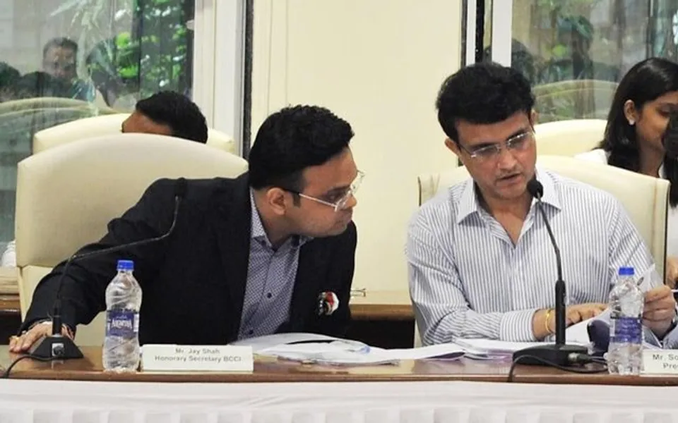 Sourav Ganguly and Jay Shah