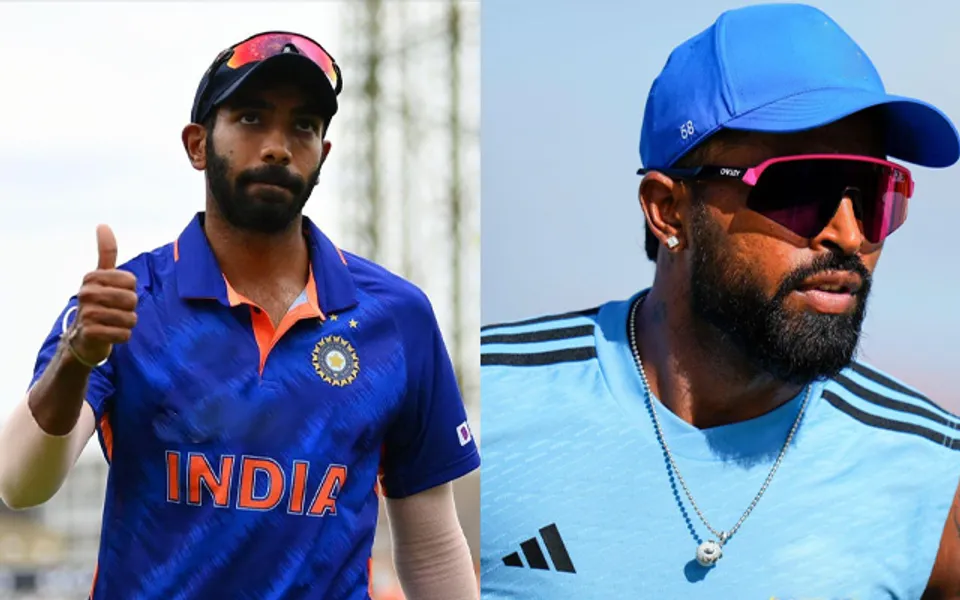 Jasprit Bumrah and Hardik Pandya