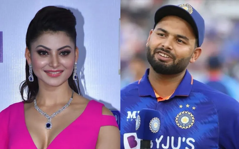 Urvashi Rautela and Rishabh Pant