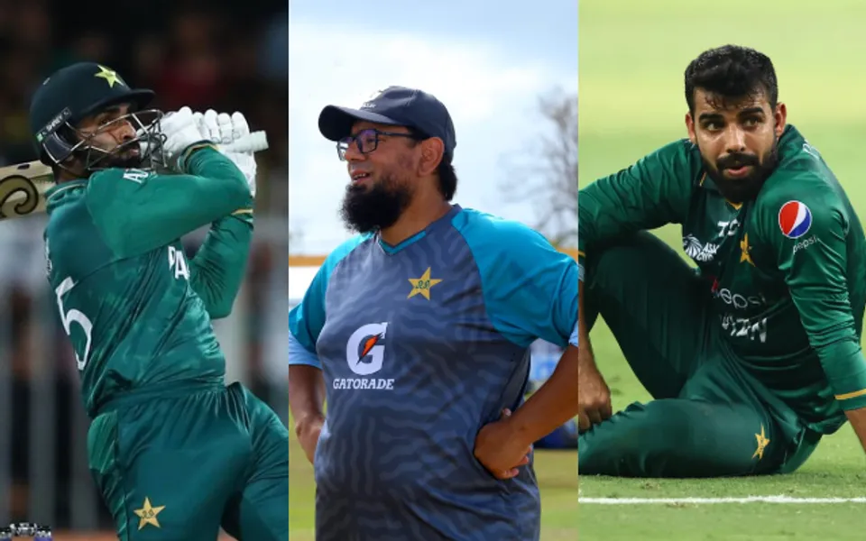 Saqlain Mushtak, Asif Ali, Shadab Khan