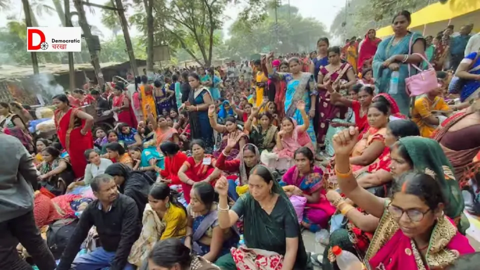जीविका दीदियों का प्रदर्शन