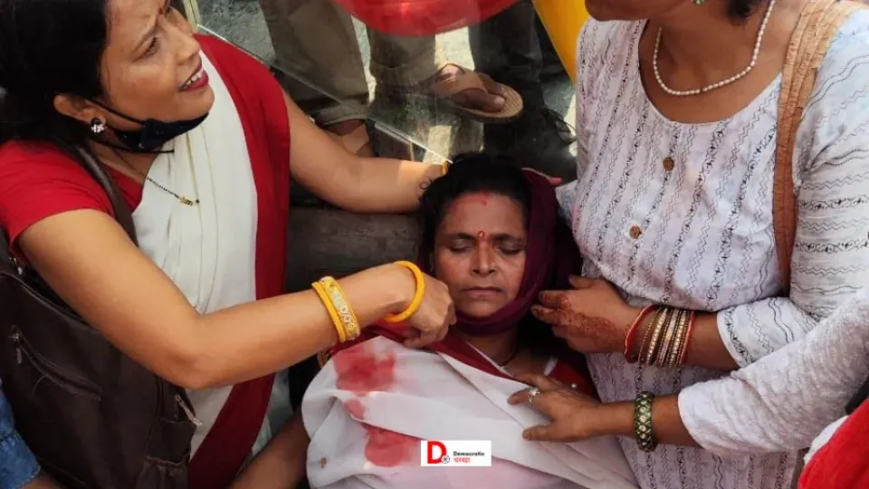 आंगनबाड़ी सेविका घायल