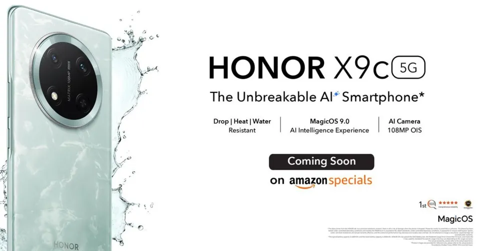Honor X9c 5G set for India launch with rugged build and AI camera