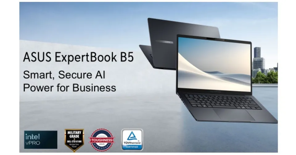 ASUS Launches AI-Powered ExpertBook B Series in India for Worry-Free Business Computing