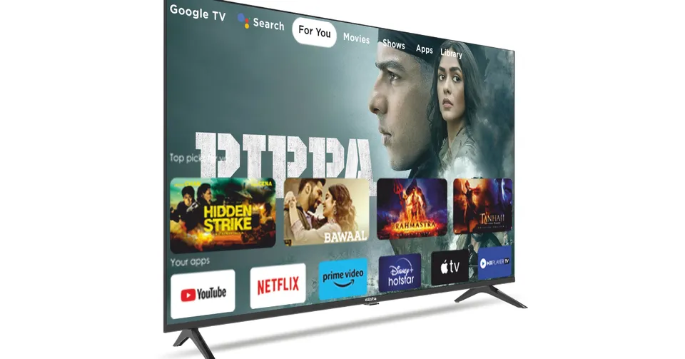 Elista expands Smart TV portfolio with new QLED Google TVs