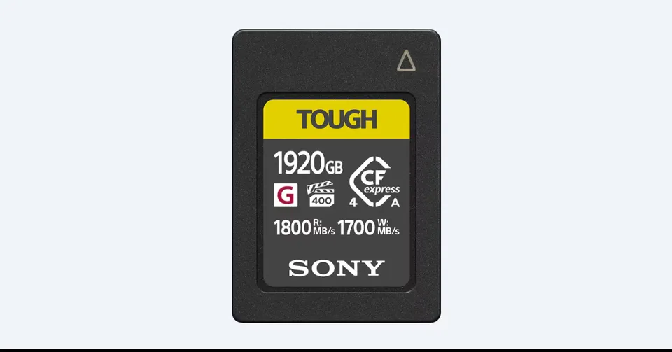 Sony CFexpress 4 standard type A memory cards