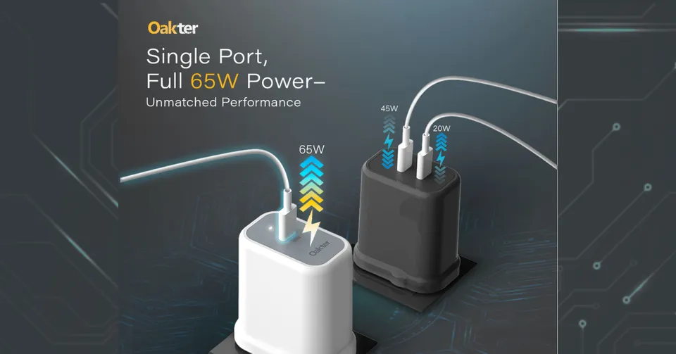Oakter Charger GaN 65 w